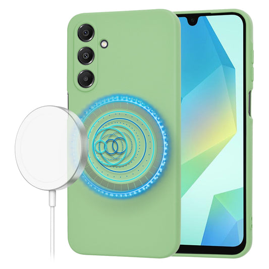 MagSafe-kuori Samsung Galaxy A16 5G A166 / A16 4G A165:lle, Techsuit, SoftFlex, Vaaleanvihreä