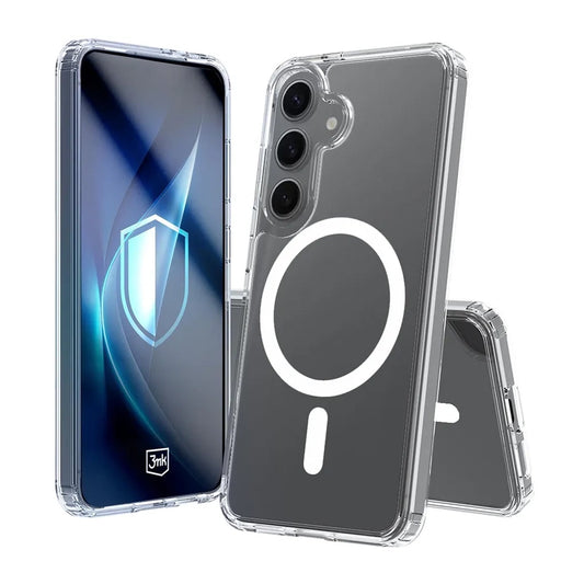 MagSafe-kuori Samsung Galaxy A17 4G / A17 5G:lle, 3MK, Armor MagCase, Läpinäkyvä