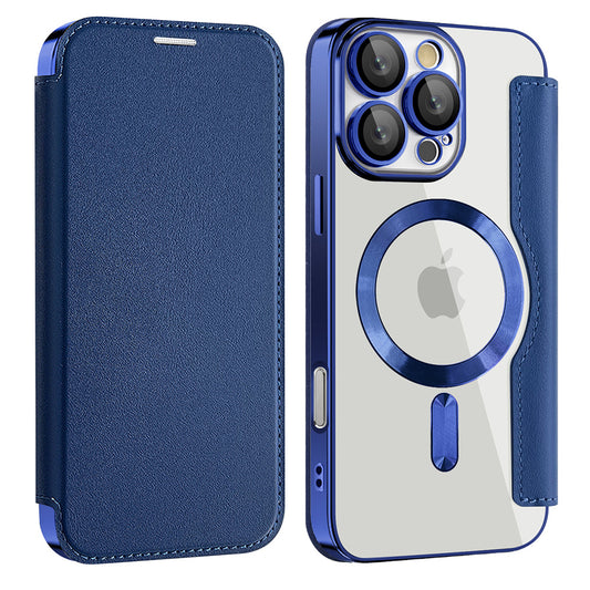 MagSafe-kuori Samsung Galaxy A17 5G:lle, Techsuit, SmartMag Book, Sininen