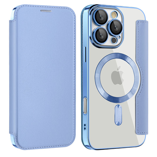 MagSafe-kuori Samsung Galaxy A17 5G:lle, Techsuit, SmartMag Book, Sininen
