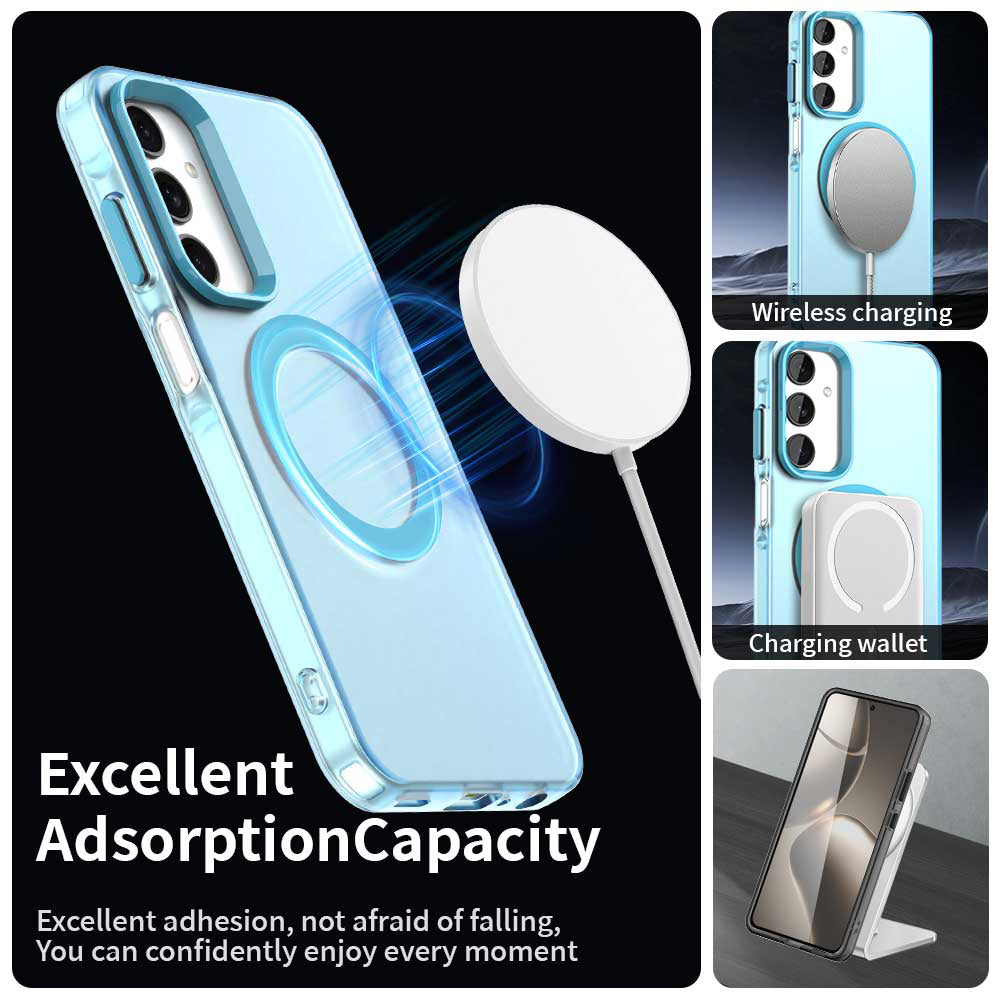 MagSafe-kuori Samsung Galaxy A25 A256:lle, Techsuit, CandyCase, Sininen