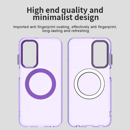 MagSafe-kuori Samsung Galaxy A25 A256:lle, Techsuit, CandyCase, Violetti