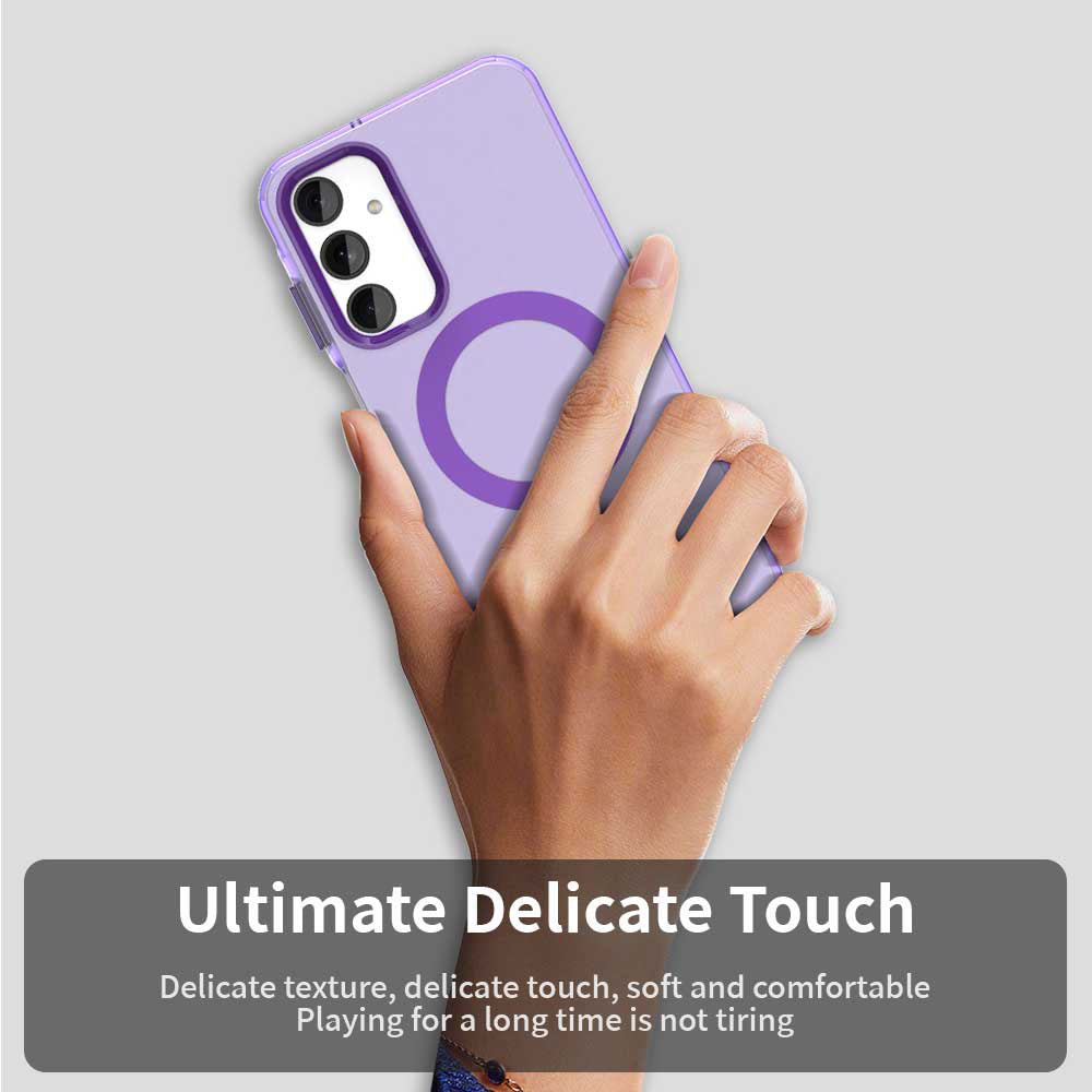 MagSafe-kuori Samsung Galaxy A25 A256:lle, Techsuit, CandyCase, Violetti