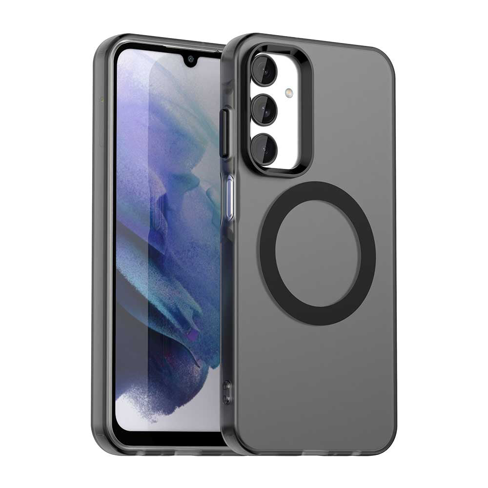 MagSafe-kuori Samsung Galaxy A25 A256:lle, Techsuit, CandyCase, Musta