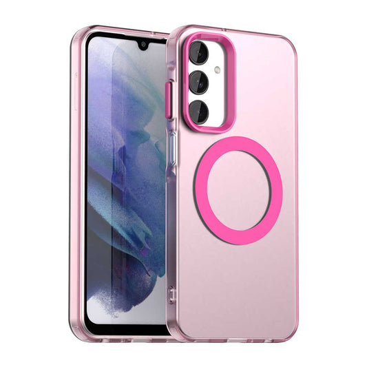 MagSafe-kuori Samsung Galaxy A25 A256:lle, Techsuit, CandyCase, Vaaleanpunainen