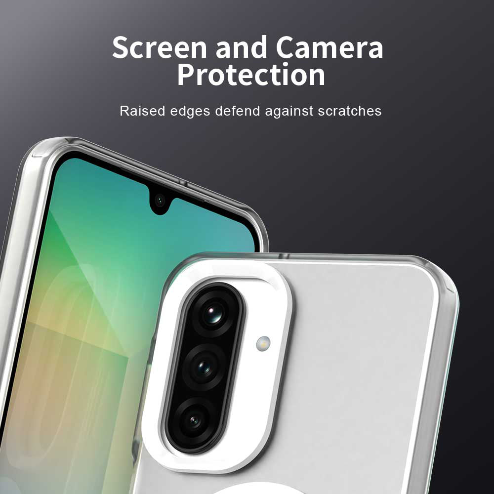 MagSafe-kuori Samsung Galaxy A26 A266:lle, Techsuit, CandyCase, Valkoinen