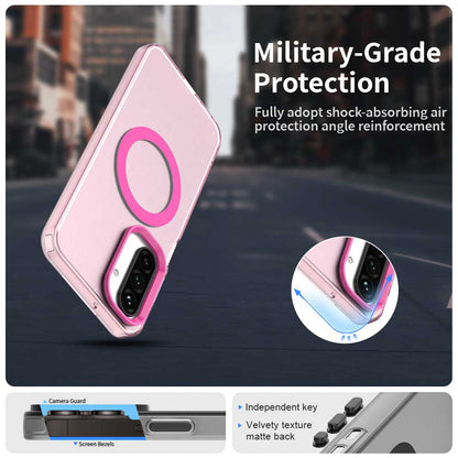 MagSafe-kuori Samsung Galaxy A26 A266:lle, Techsuit, CandyCase, Vaaleanpunainen