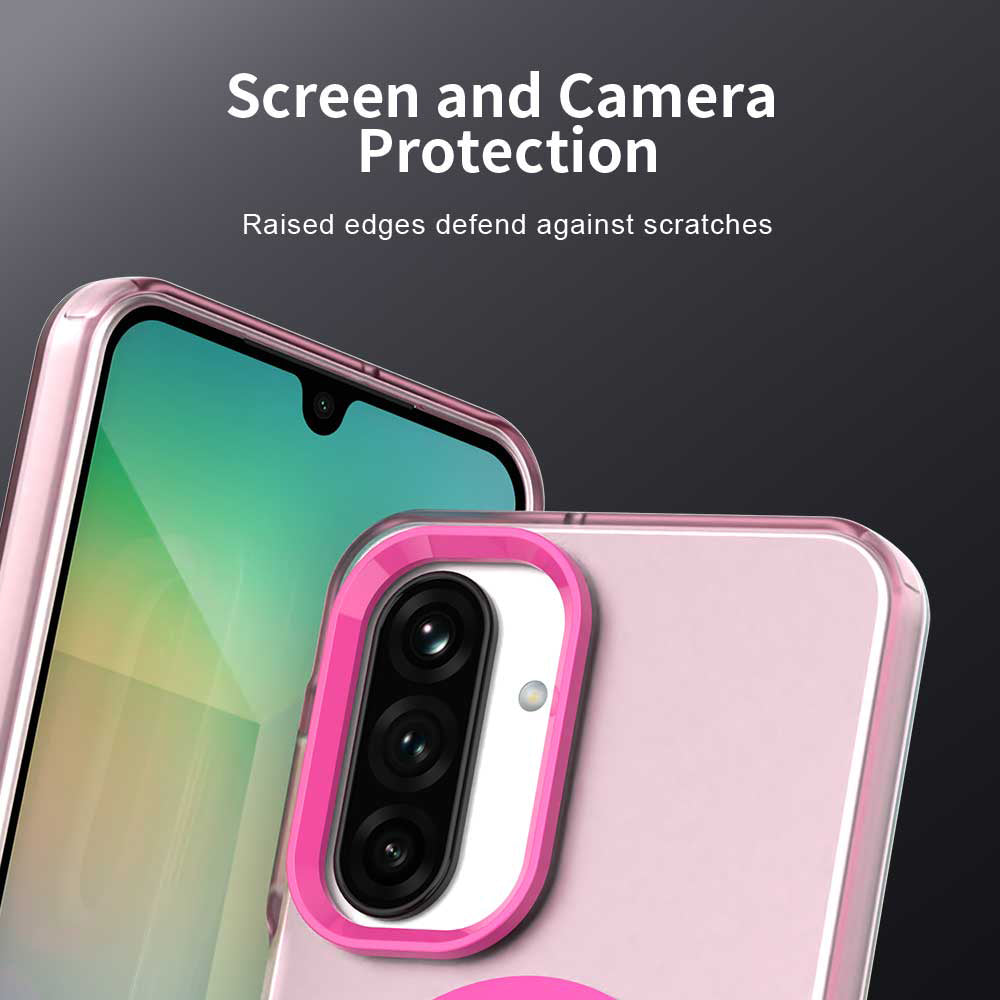 MagSafe-kuori Samsung Galaxy A26 A266:lle, Techsuit, CandyCase, Vaaleanpunainen