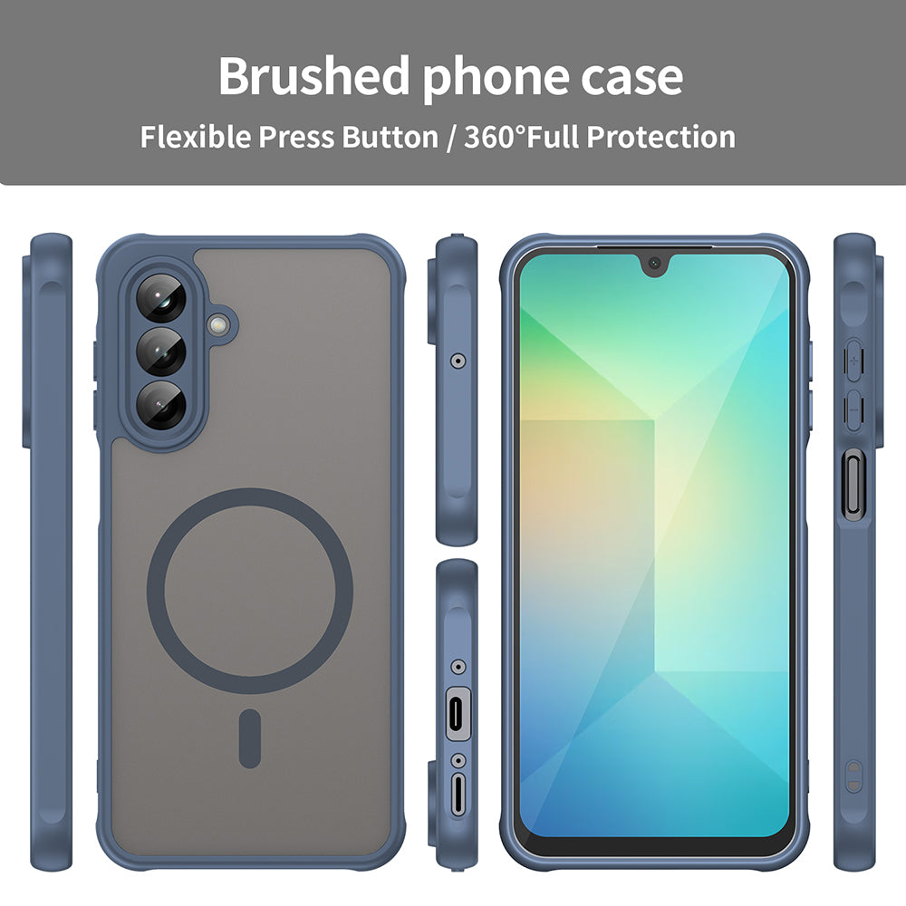 MagSafe-kuori Samsung Galaxy A26 A266:lle, Techsuit, HaloFrost II, Laivastonsininen