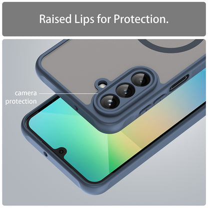 MagSafe-kuori Samsung Galaxy A26 A266:lle, Techsuit, HaloFrost II, Laivastonsininen