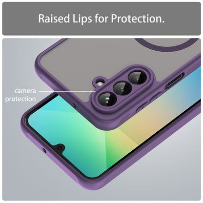 MagSafe-kuori Samsung Galaxy A26 A266:lle, Techsuit, HaloFrost II, Violetti