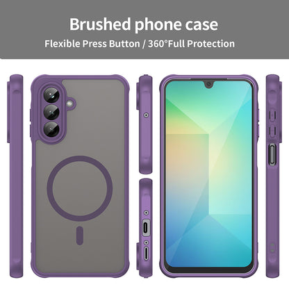 MagSafe-kuori Samsung Galaxy A26 A266:lle, Techsuit, HaloFrost II, Violetti