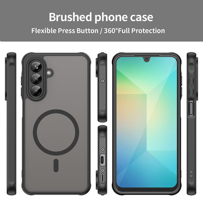 MagSafe-kuori Samsung Galaxy A26 A266:lle, Techsuit, HaloFrost II, Musta