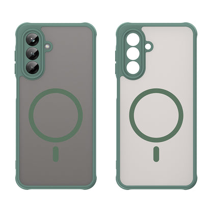 MagSafe-kuori Samsung Galaxy A26 A266:lle, Techsuit, HaloFrost II, Vihreä