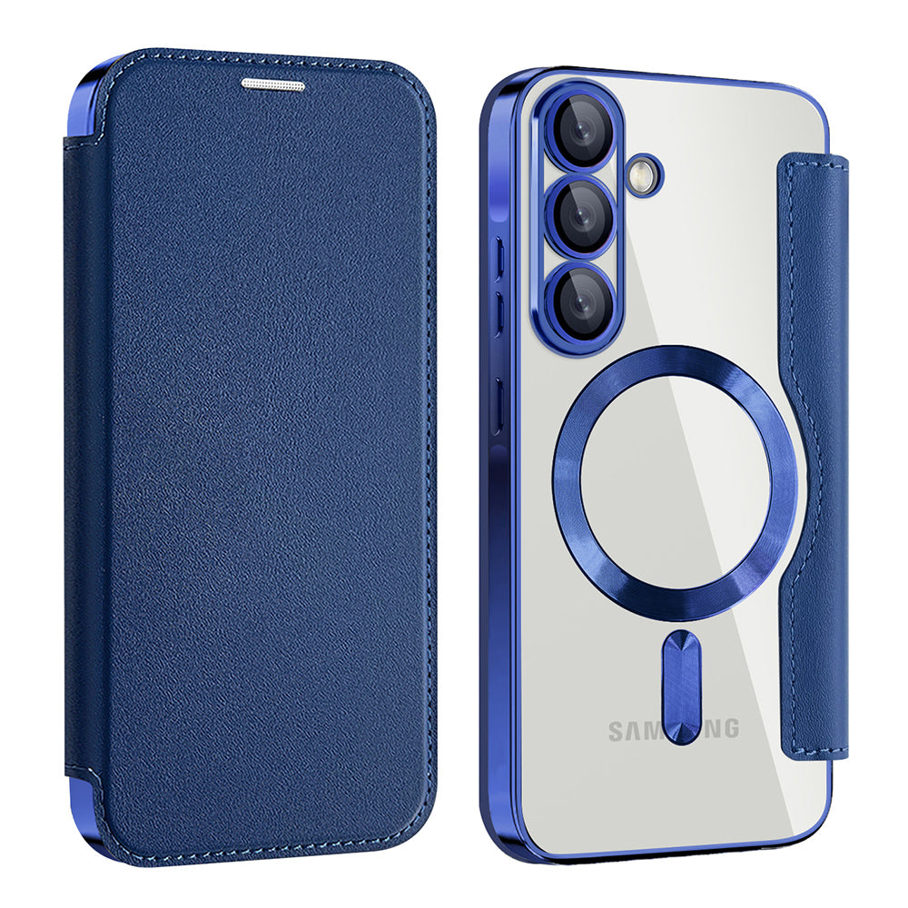 MagSafe-kuori Samsung Galaxy A26 A266:lle, Techsuit, SmartMag Book, Sininen