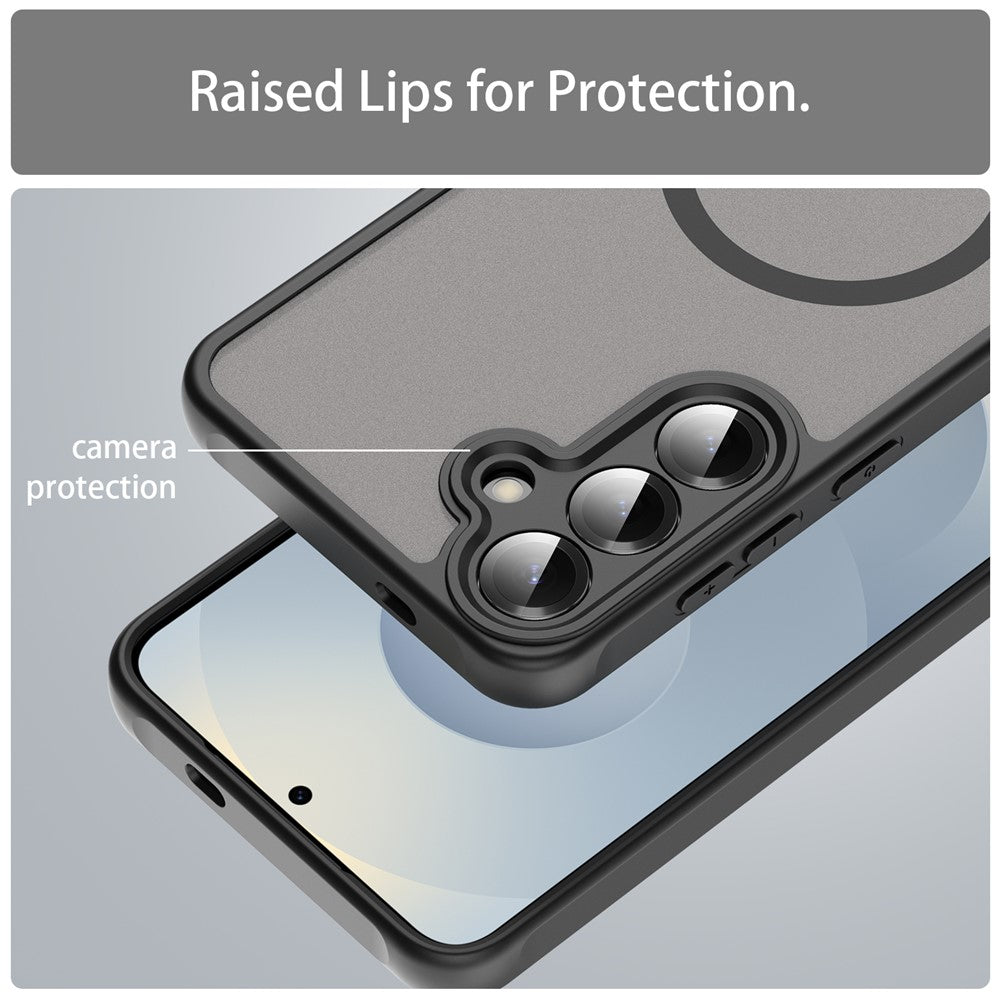 MagSafe-kuori Samsung Galaxy A27 5G:lle, Techsuit, HaloFrost II, Musta