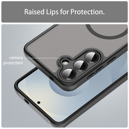 MagSafe-kuori Samsung Galaxy A27 5G:lle, Techsuit, HaloFrost II, Musta