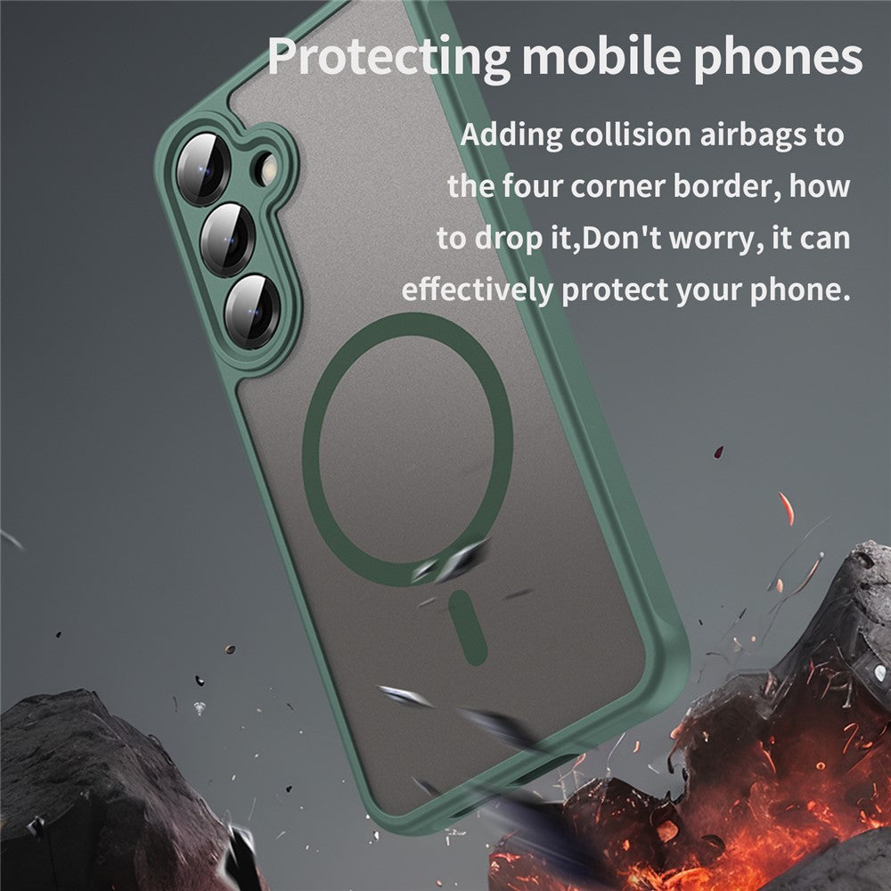 MagSafe-kuori Samsung Galaxy A27 5G:lle, Techsuit, HaloFrost II, Vihreä