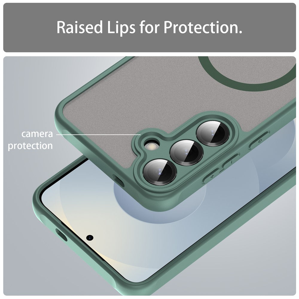 MagSafe-kuori Samsung Galaxy A27 5G:lle, Techsuit, HaloFrost II, Vihreä