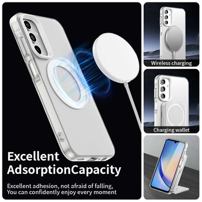 MagSafe-kuori Samsung Galaxy A35 5G A356:lle, Techsuit, CandyCase, Valkoinen