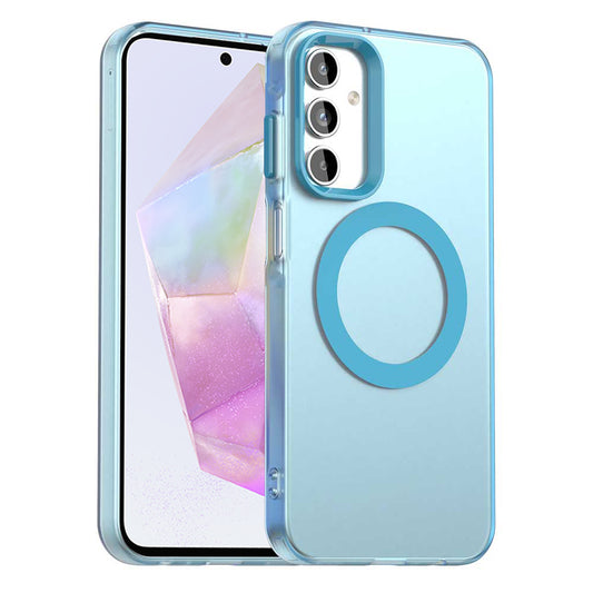 MagSafe-kuori Samsung Galaxy A35 5G A356:lle, Techsuit, CandyCase, Sininen