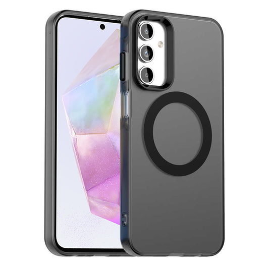 MagSafe-kuori Samsung Galaxy A35 5G A356:lle, Techsuit, CandyCase, Musta