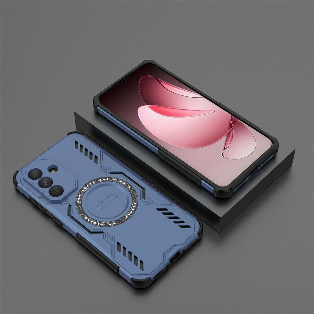 MagSafe Case for Samsung Galaxy A36 A366, Techsuit, ArmorMag, Blue