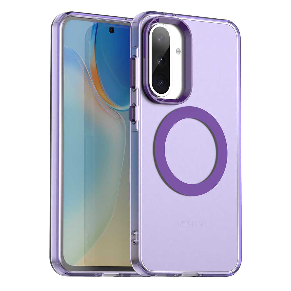 MagSafe-kuori Samsung Galaxy A36 A366:lle, Techsuit, CandyCase, Violetti