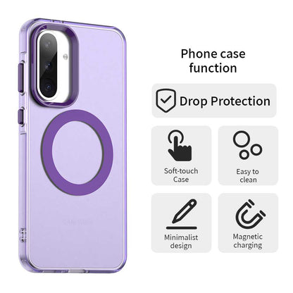 MagSafe-kuori Samsung Galaxy A36 A366:lle, Techsuit, CandyCase, Violetti