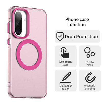 MagSafe-kuori Samsung Galaxy A36 A366:lle, Techsuit, CandyCase, Vaaleanpunainen