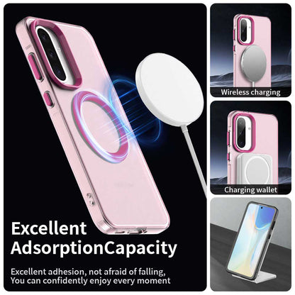 MagSafe-kuori Samsung Galaxy A36 A366:lle, Techsuit, CandyCase, Vaaleanpunainen