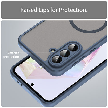 MagSafe-kuori Samsung Galaxy A36 A366:lle, Techsuit, HaloFrost II, Laivastonsininen
