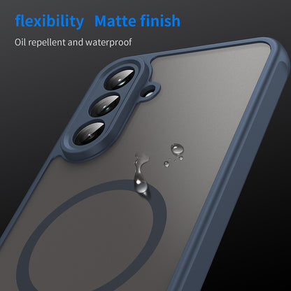 MagSafe-kuori Samsung Galaxy A36 A366:lle, Techsuit, HaloFrost II, Laivastonsininen