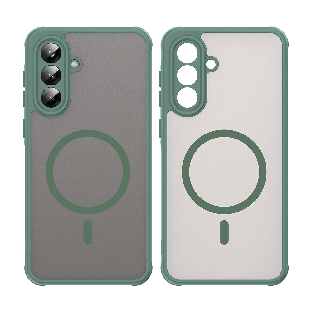 MagSafe-kuori Samsung Galaxy A36 A366:lle, Techsuit, HaloFrost II, Vihreä