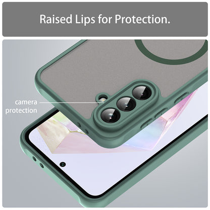 MagSafe-kuori Samsung Galaxy A36 A366:lle, Techsuit, HaloFrost II, Vihreä