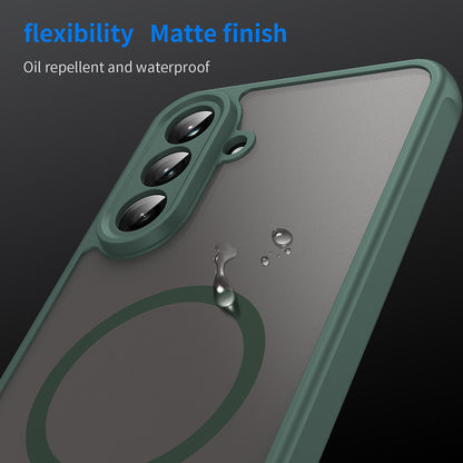 MagSafe-kuori Samsung Galaxy A36 A366:lle, Techsuit, HaloFrost II, Vihreä