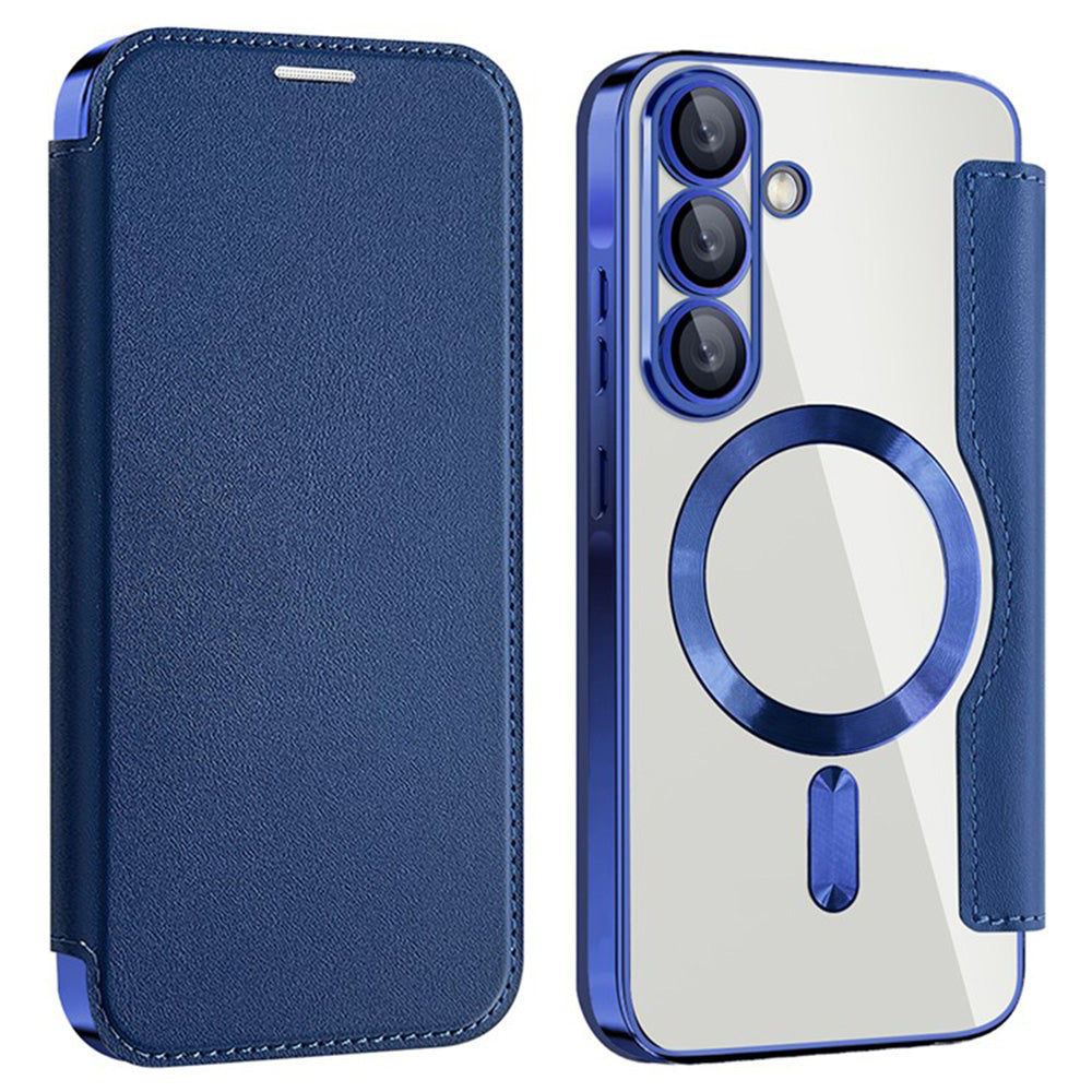 MagSafe-kuori Samsung Galaxy A36 A366:lle, Techsuit, SmartMag Book, Sininen