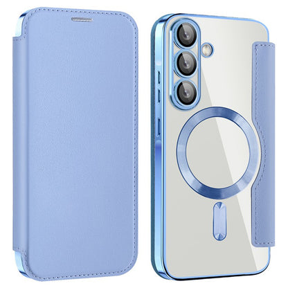 MagSafe-kuori Samsung Galaxy A36 A366:lle, Techsuit, SmartMag Book, Sininen