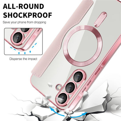 MagSafe-kuori Samsung Galaxy A36 A366:lle, Techsuit, SmartMag Book, Vaaleanpunainen