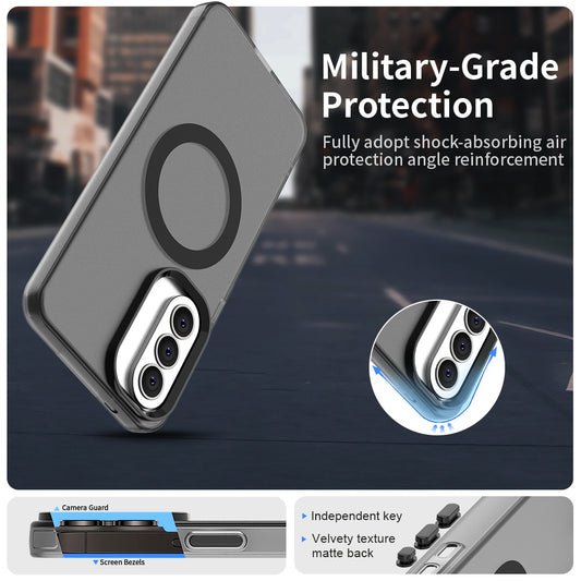 MagSafe-kotelo Samsung Galaxy A37 5G:lle, Techsuit, CandyCase, Musta