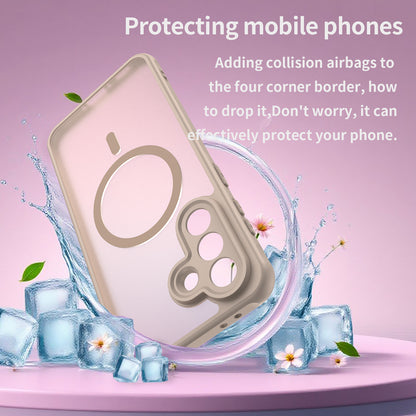 MagSafe-kotelo Samsung Galaxy A37 5G:lle, Techsuit, HaloFrost II, Kultainen