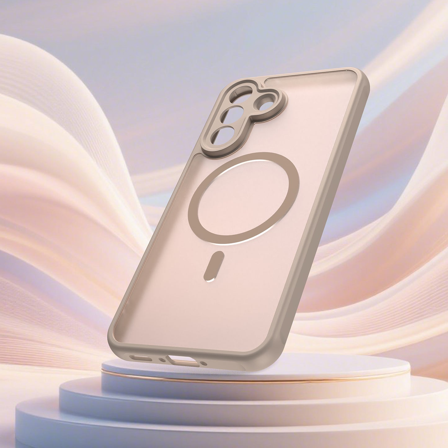 MagSafe-kotelo Samsung Galaxy A37 5G:lle, Techsuit, HaloFrost II, Kultainen