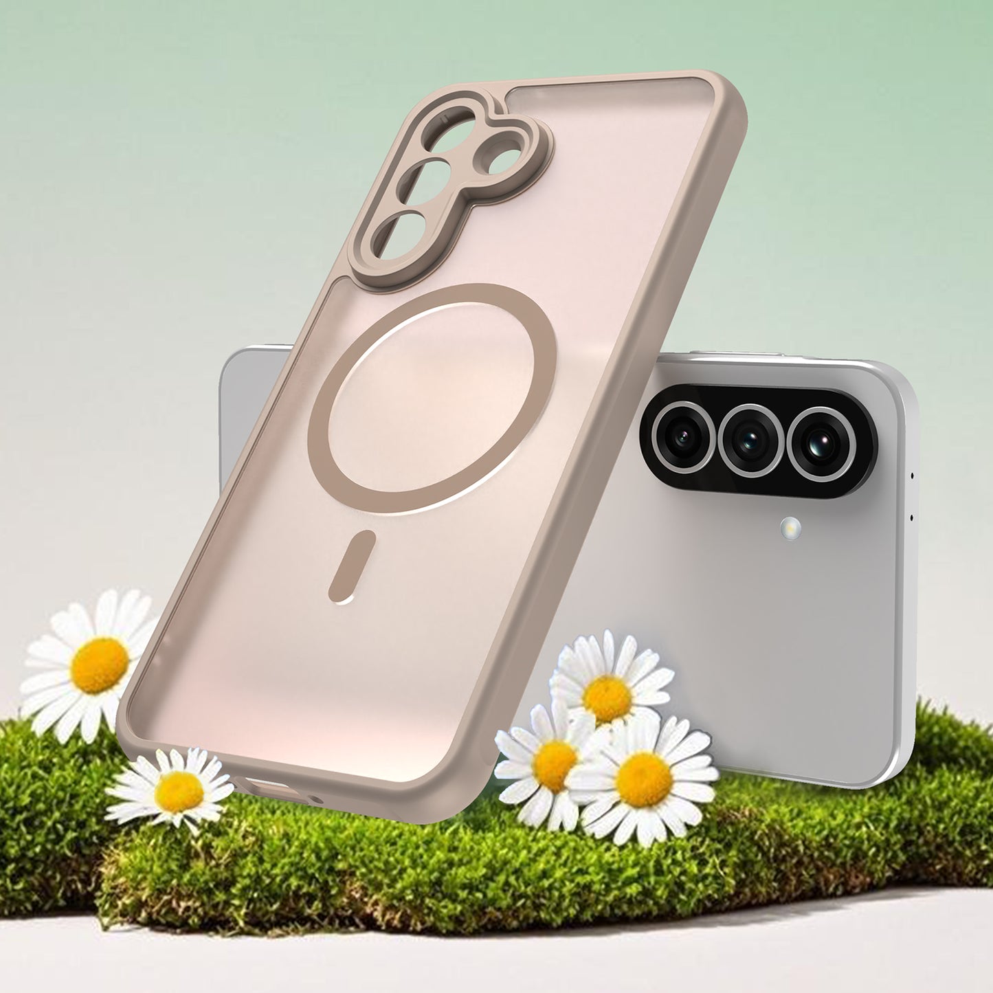 MagSafe-kotelo Samsung Galaxy A37 5G:lle, Techsuit, HaloFrost II, Kultainen