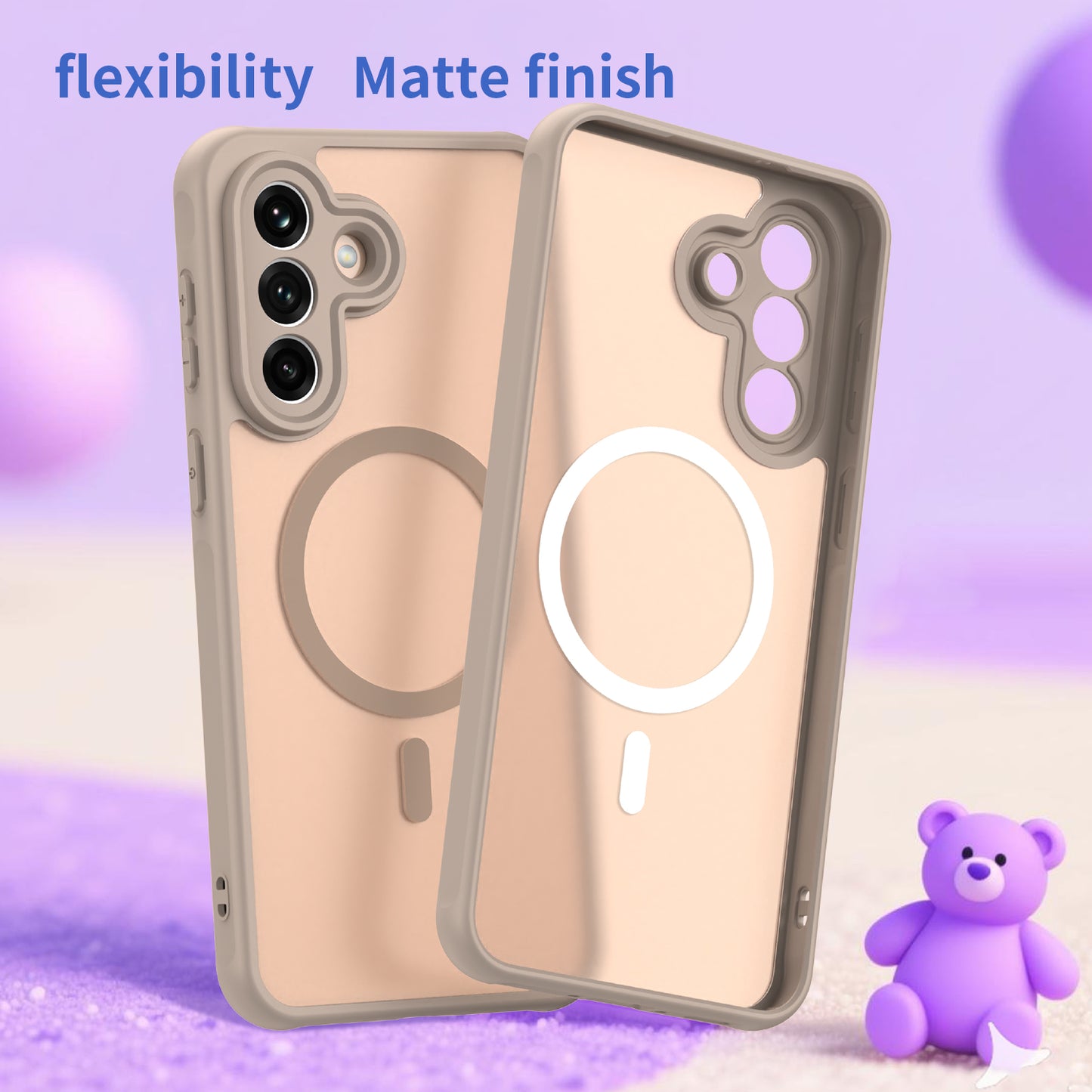 MagSafe-kotelo Samsung Galaxy A37 5G:lle, Techsuit, HaloFrost II, Kultainen