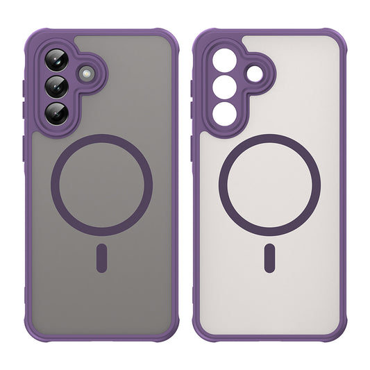 MagSafe-kotelo Samsung Galaxy A37 5G:lle, Techsuit, HaloFrost II, Violetti