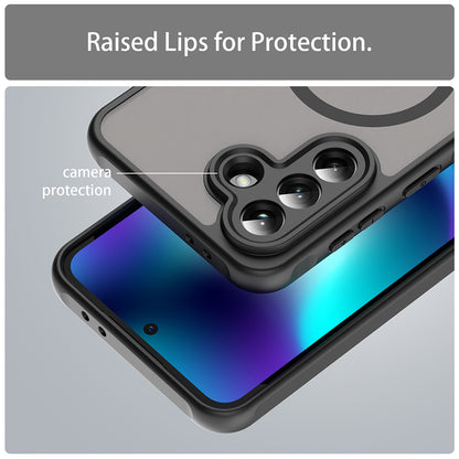 MagSafe Case for Samsung Galaxy A37 5G, Techsuit, HaloFrost II, Black