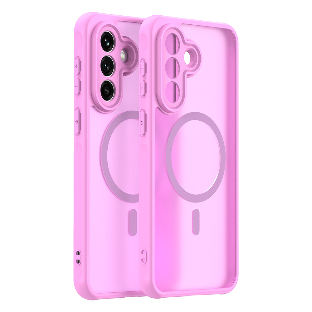 MagSafe-kotelo Samsung Galaxy A37 5G:lle, Techsuit, HaloFrost II, Pinkki