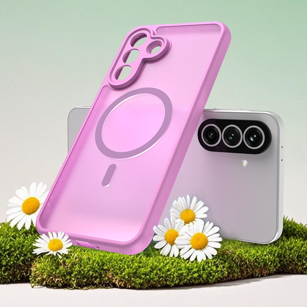 MagSafe-kotelo Samsung Galaxy A37 5G:lle, Techsuit, HaloFrost II, Pinkki