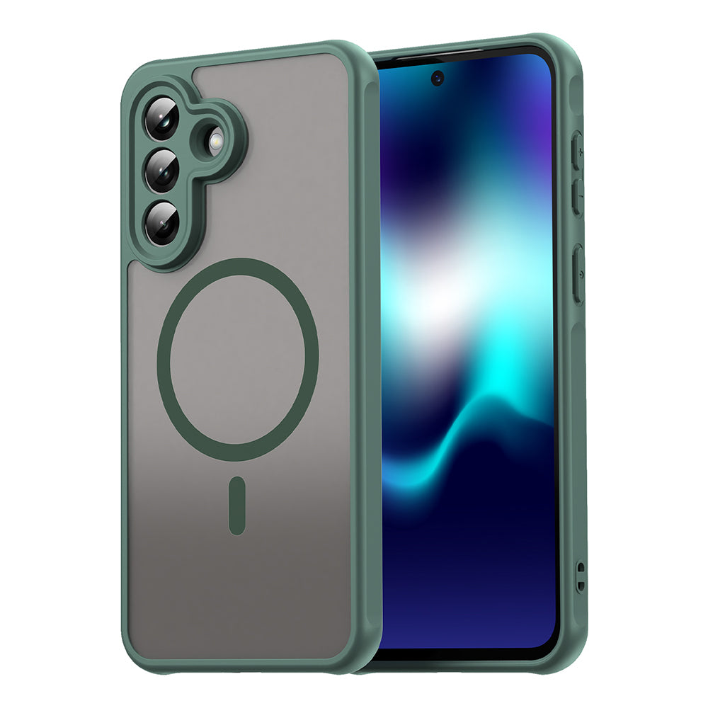 MagSafe-kotelo Samsung Galaxy A37 5G:lle, Techsuit, HaloFrost II, Vihreä