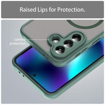 MagSafe-kotelo Samsung Galaxy A37 5G:lle, Techsuit, HaloFrost II, Vihreä